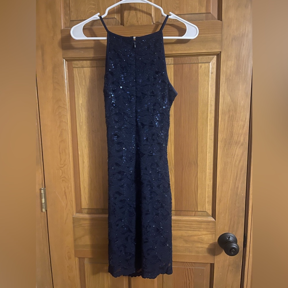 Blue sparkly dress
